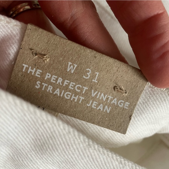Madewell The Perfect Vintage Straight Leg Jean Two Toned Workwear Edition NWT - Picture 8 of 16